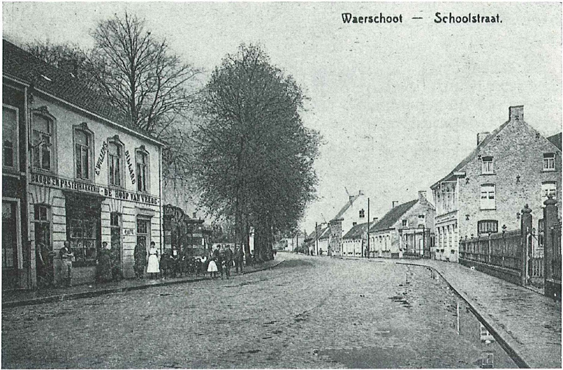 De Schoolstraat in 1901