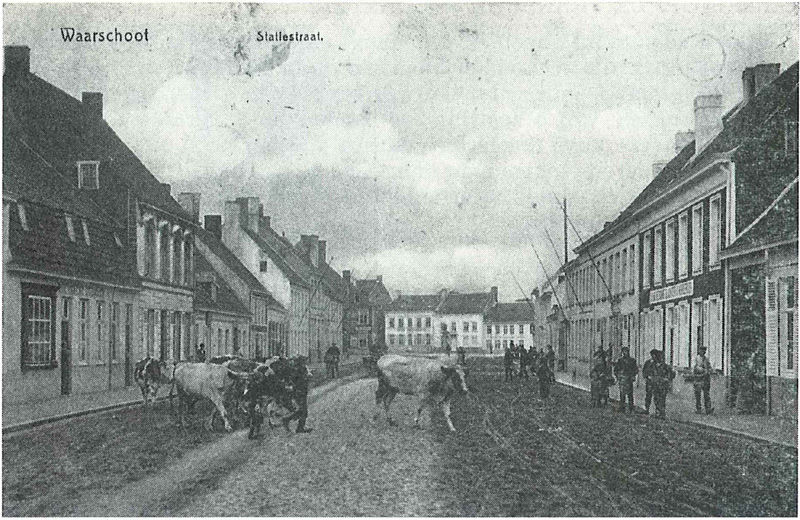 De Statiestraat in 1912