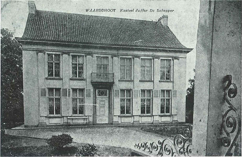 Kasteel van Mej. De Schepper in 1920