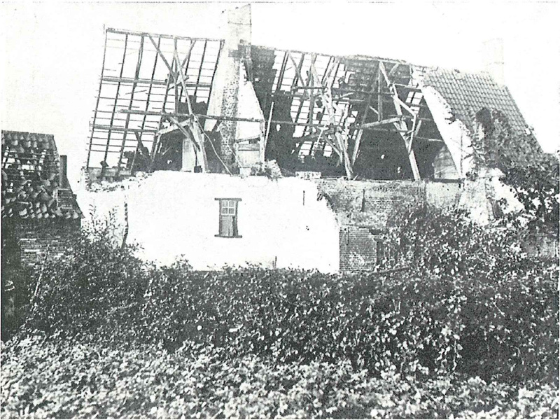 De woning van Van de Steene op 't Hoeksken.