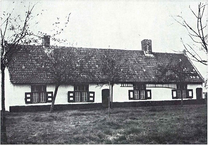 Hoevewoning van Petrus Meiresonne, Schroonhoek 12, te Sleidinge.