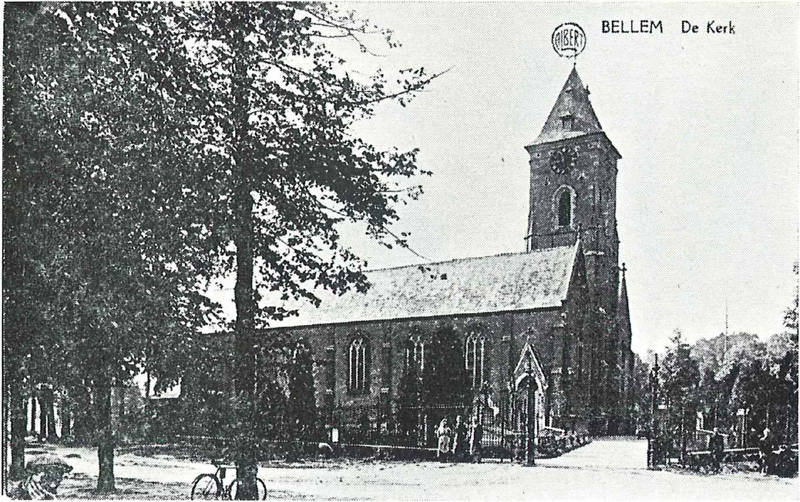Kerk van Bellem omstreeks 1922
