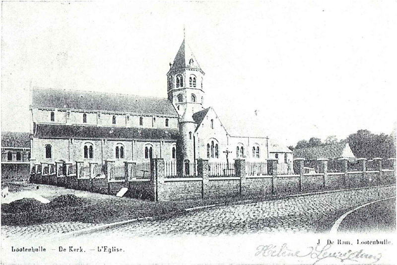 De kerk te Lotenhulle in 1906