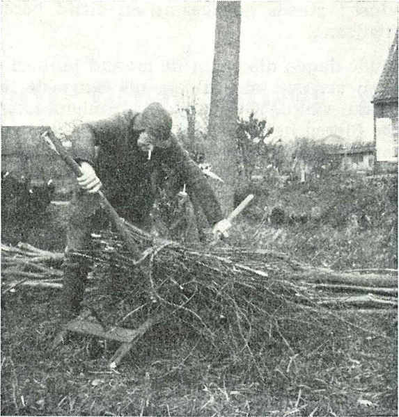 houtpaard in gebruik