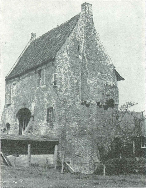 Oostgevel van het poortgebouw