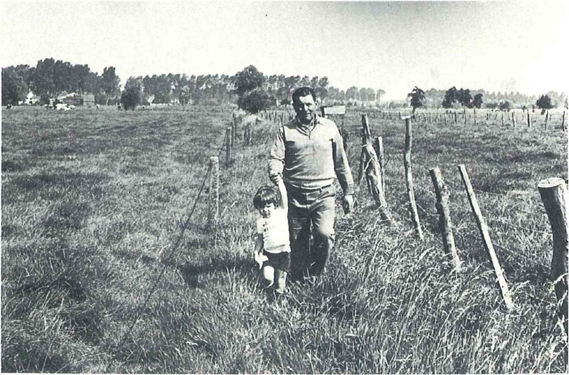 Edgard Sierens en zijn kleinzoon