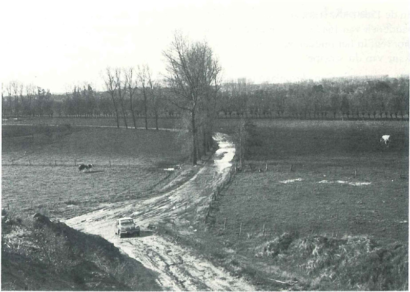 Panorama vanop de brug in de richting van het Broekelken