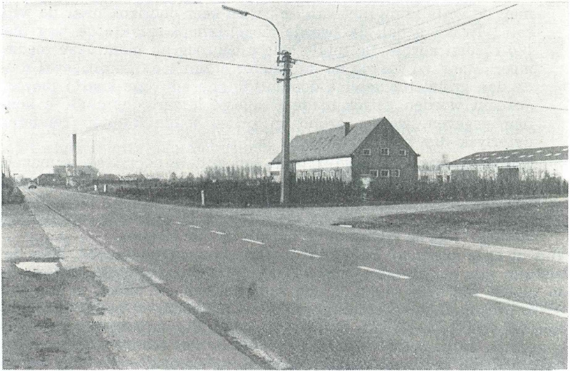 De kaarsrechte weg van de Boterhoek naar Balgerhoeke