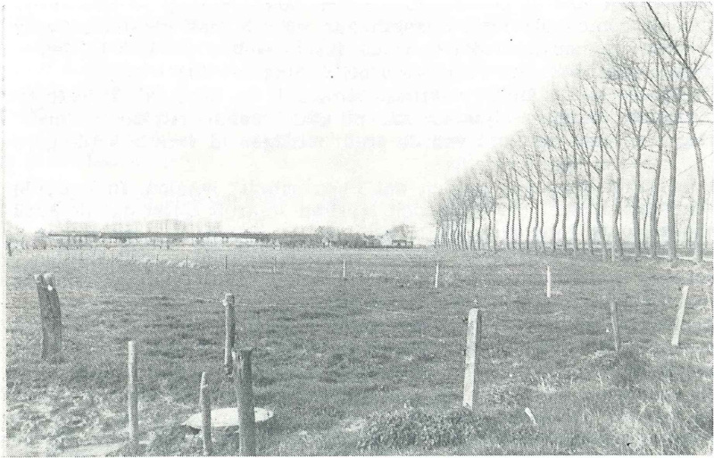 De omgeving van Steentjes met in de verte de nieuwe brug