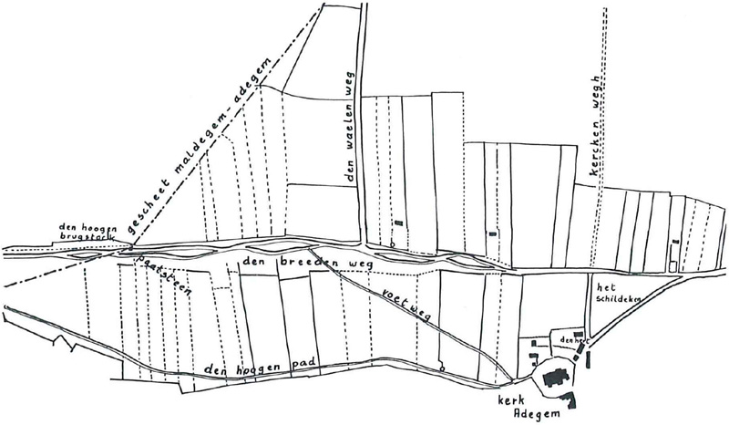 De Breeden Weg in 1765