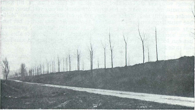 Dijk tussen St.-Christoffelpolder en de Fossierenpolder