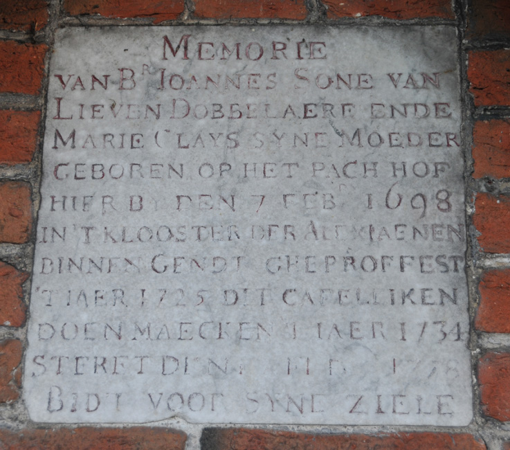 Kapel van Cellebroeder Joannes Dobbelaere
