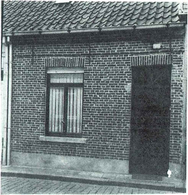 Oude woning, onlangs gesaneerd, Teirlinckstraat