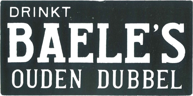 Drinkt Baele's Ouden Dubbel !
