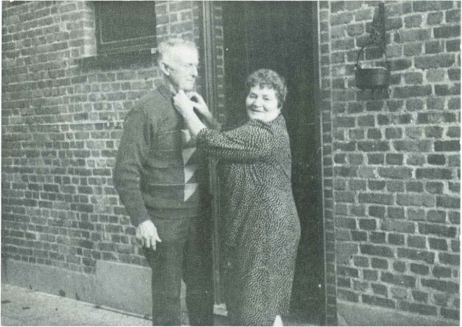 Aline en Maurice Vroumbaut gehuwd voor een fles jenever