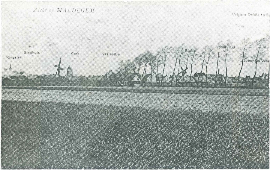 Algemeen panorama op Maldegem