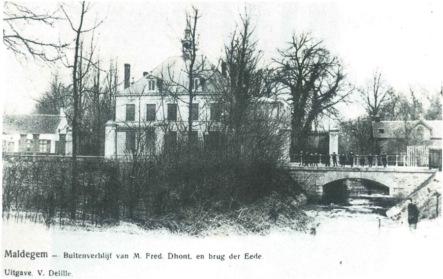 Het buitenverblijf van M. Frederik Dhont (Sint-Anna)