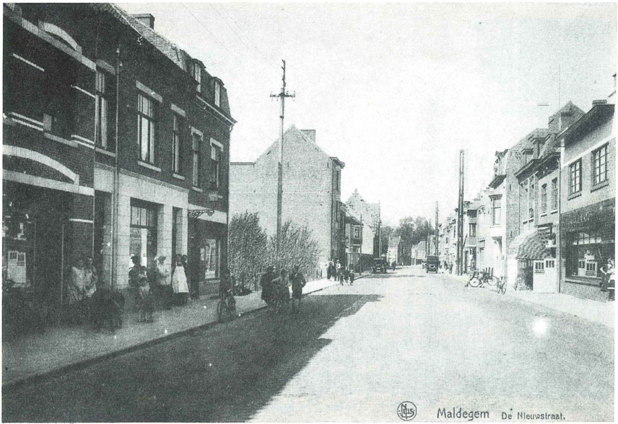 De Nieuwstraat omstreeks 1930