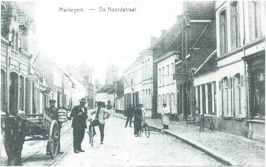 De Noordstraat in 1909