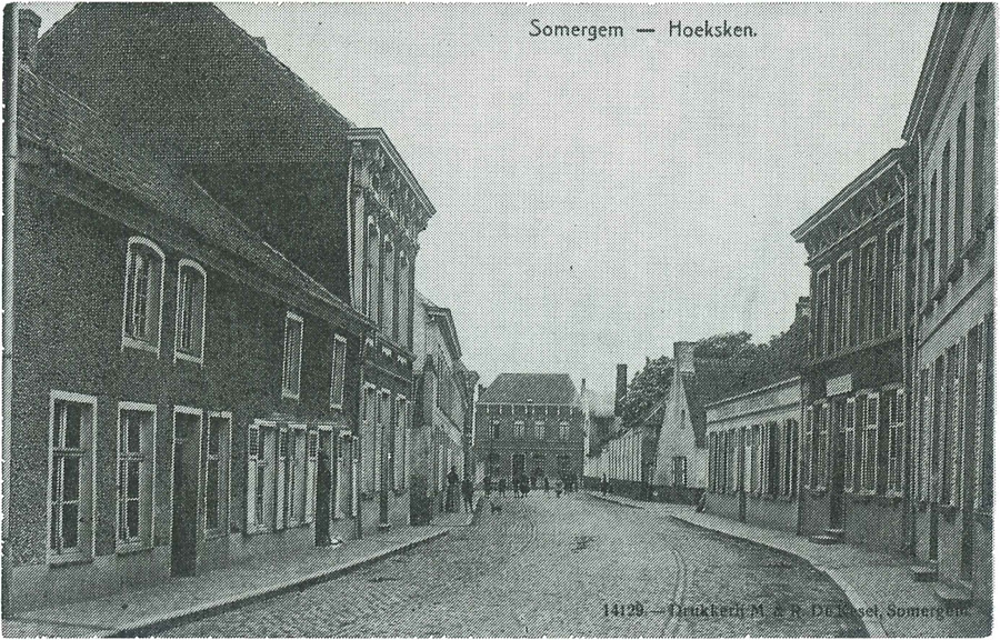 Het Hoeksken te Zomergem vóór 1908
