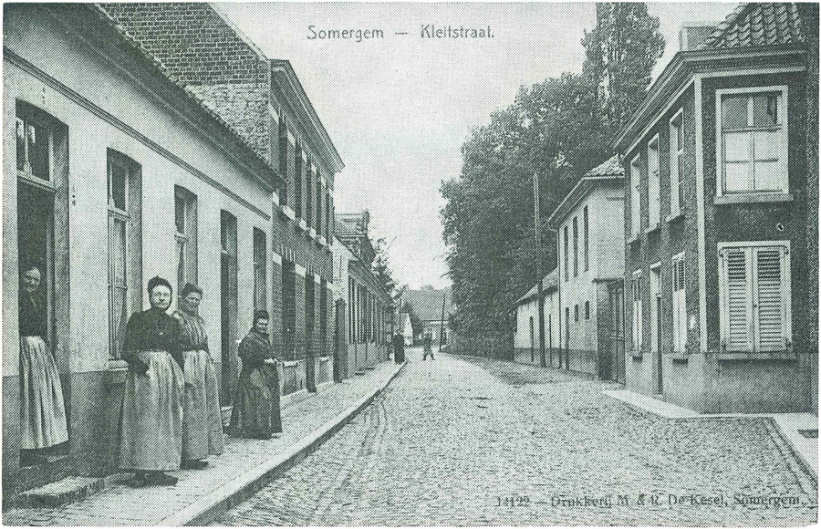 De Kleitstraat rond 1900