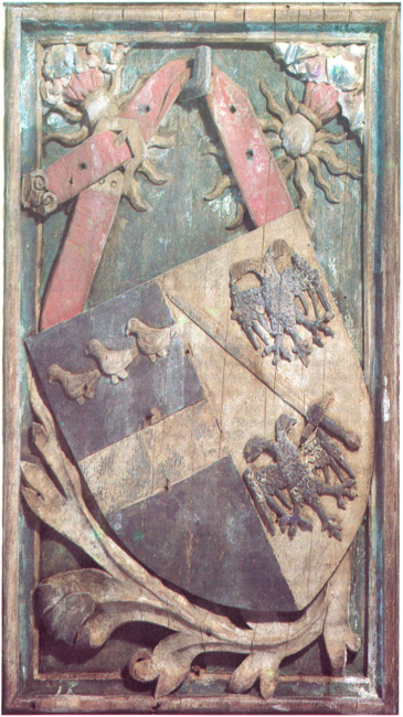 Balksleutel in het Hof van Watervliet te Brugge