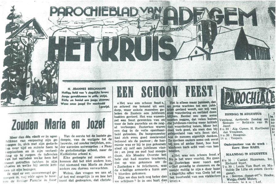 Titelblad van het parochieblad «Het Kruis»
