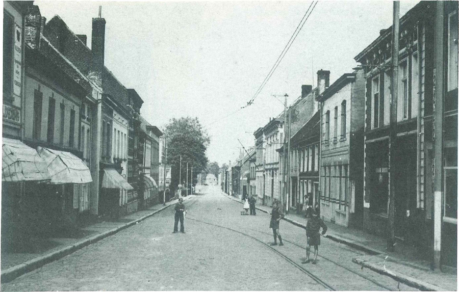 Het begin van de Dreef omstreeks 1930