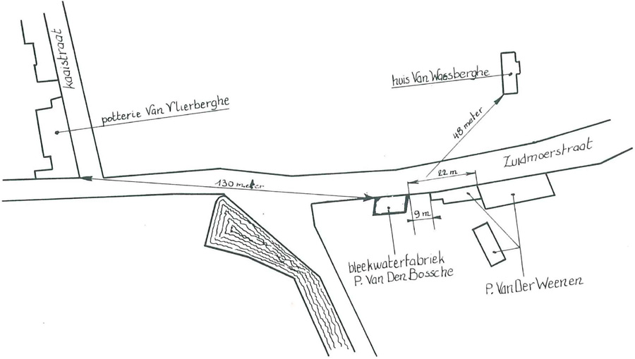 Extrakt uit de kadastrale kaart van Popp