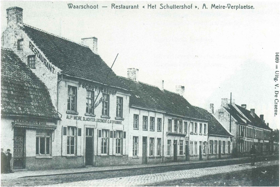 Waarschoot - Restaurant «Het Schuttershof» A. Meire-Verplaetse
