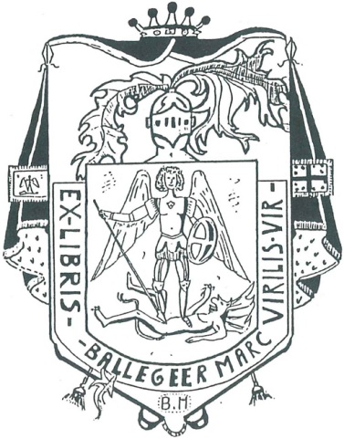 ex-libris van Marc Ballegeer