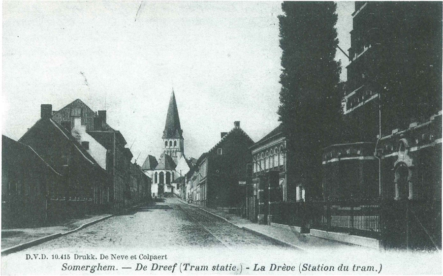 De Dreef te Zomergem in 1901