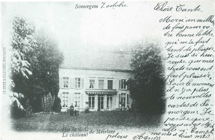 Kasteel Meirlare in 1902