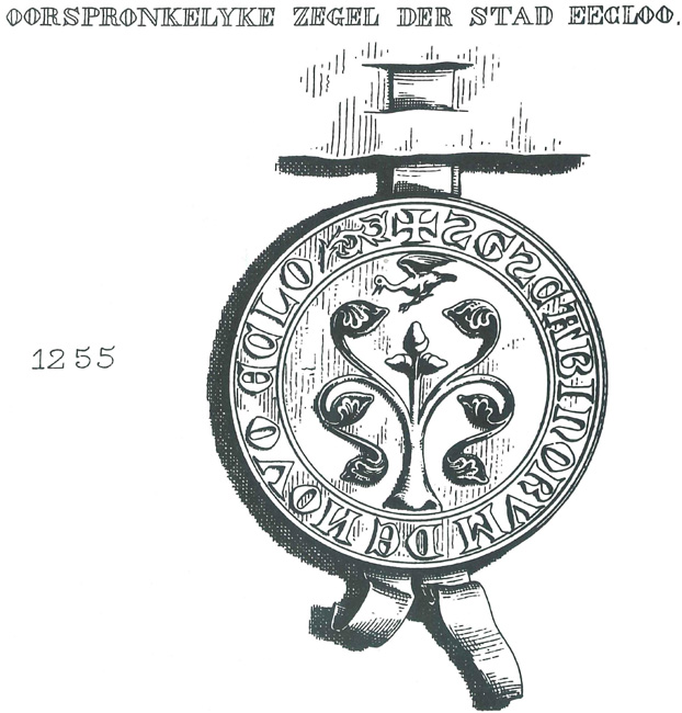 Oorspronkelijk zegel van Eeklo van 1255