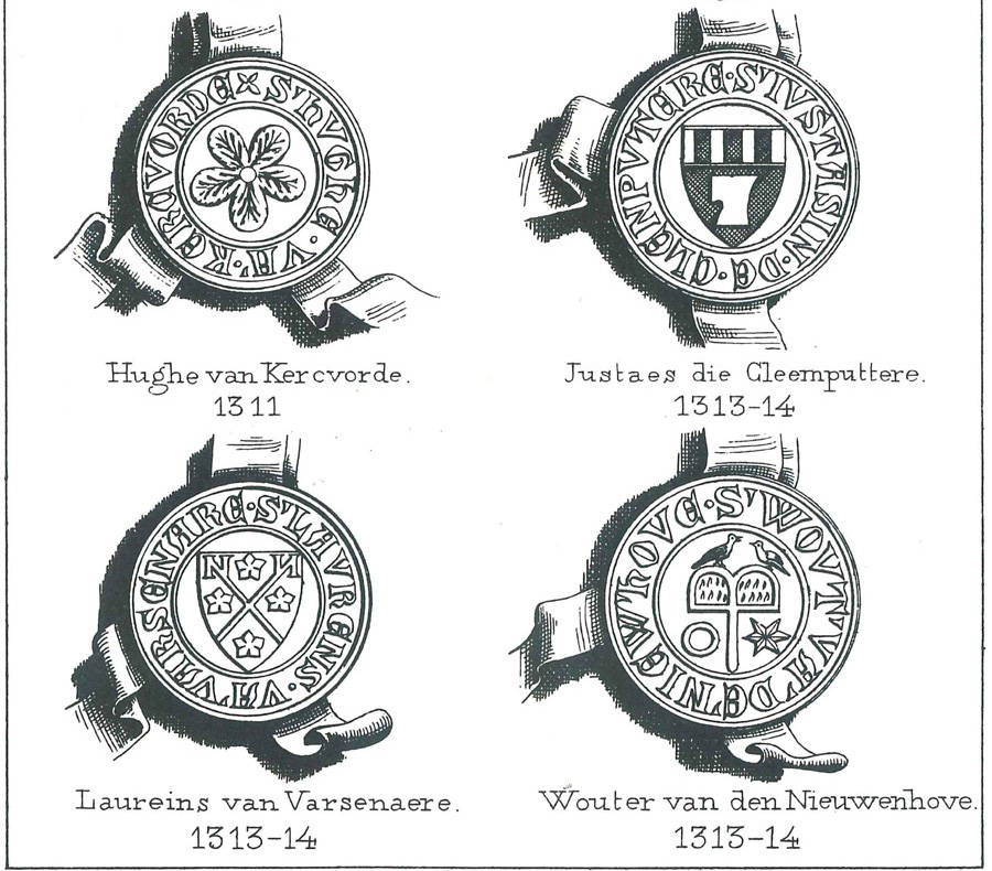 Zegels der schepenen van Eecloo en Lembeke - Pl. 3b