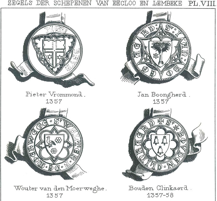 Zegels der schepenen van Eecloo en Lembeke - Pl. 8a