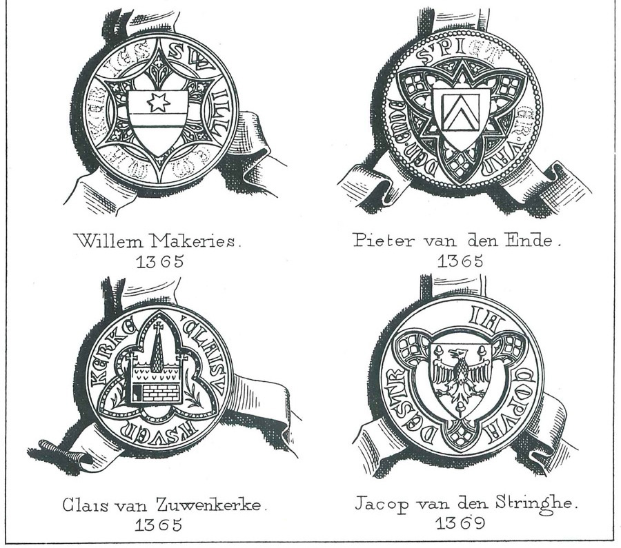 Zegels der schepenen van Eecloo en Lembeke - Pl. 9b