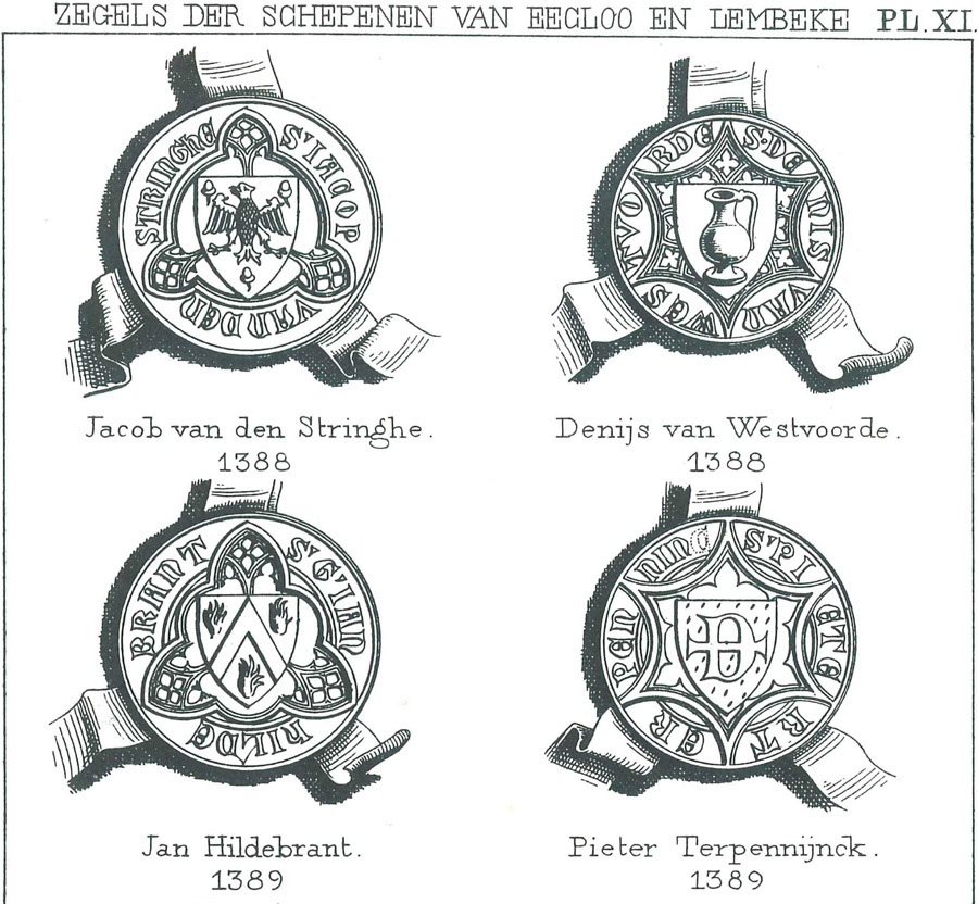 Zegels der schepenen van Eecloo en Lembeke - Pl. 11a