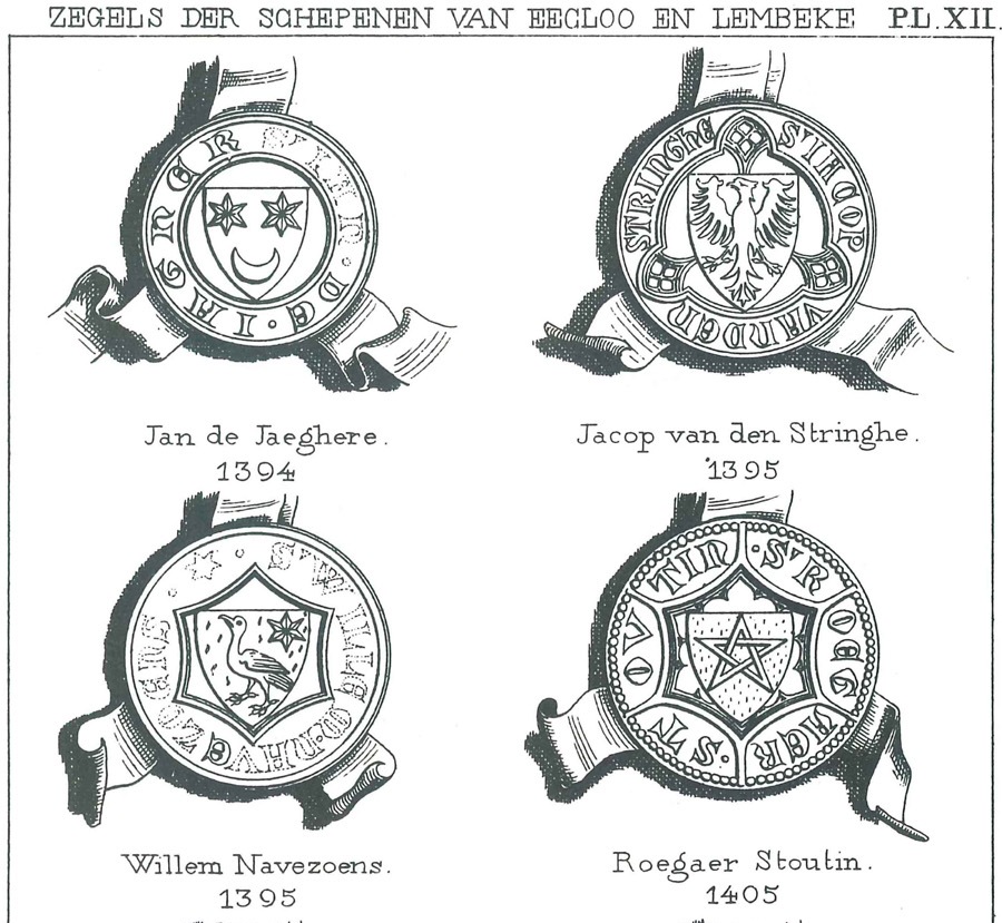 Zegels der schepenen van Eecloo en Lembeke - Pl. 12a