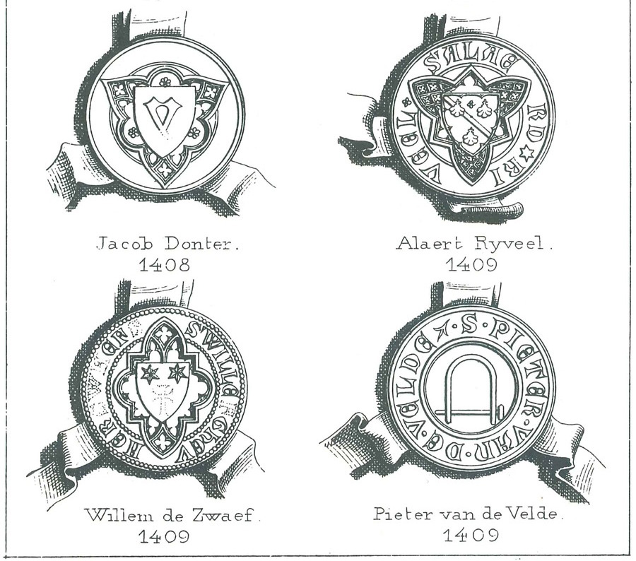 Zegels der schepenen van Eecloo en Lembeke - Pl. 13b