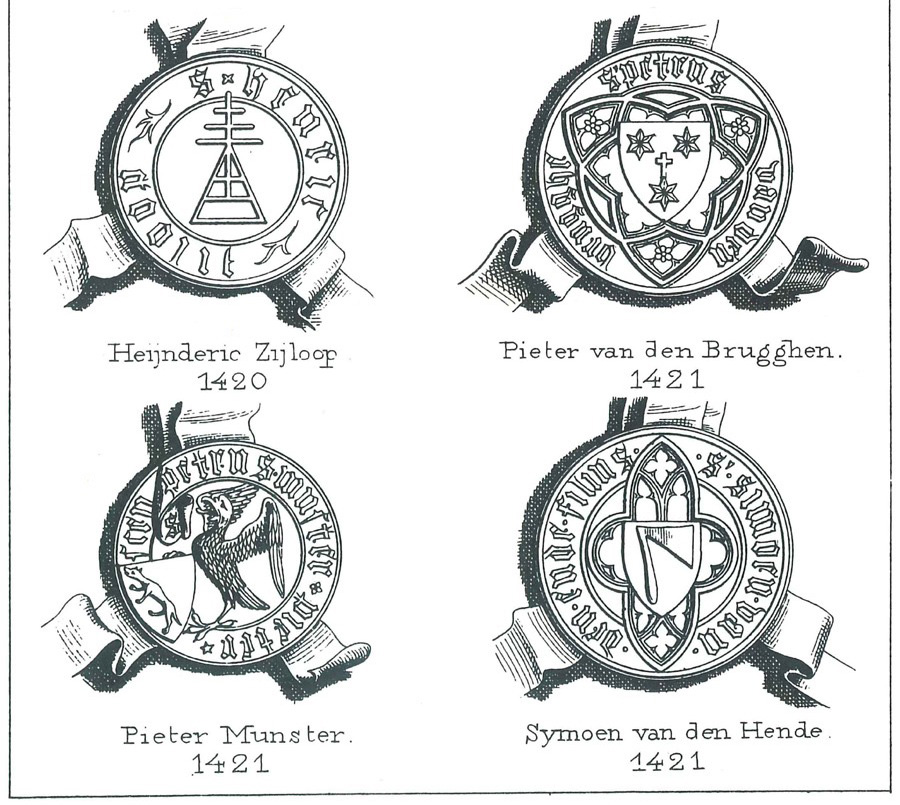 Zegels der schepenen van Eecloo en Lembeke - Pl. 14b