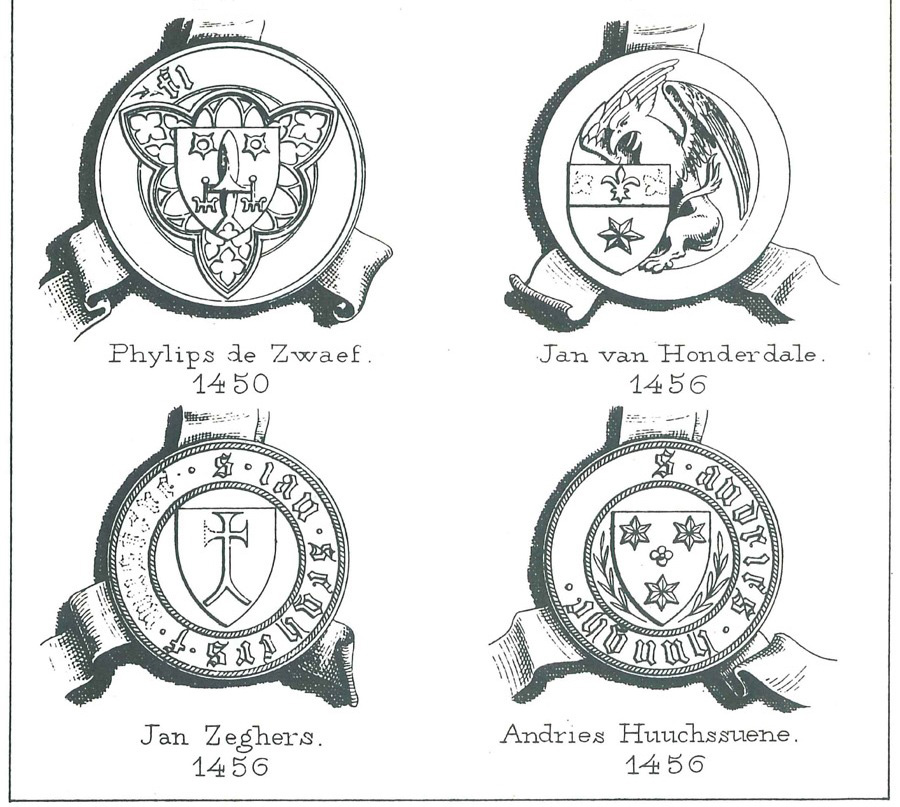 Zegels der schepenen van Eecloo en Lembeke - Pl. 17b