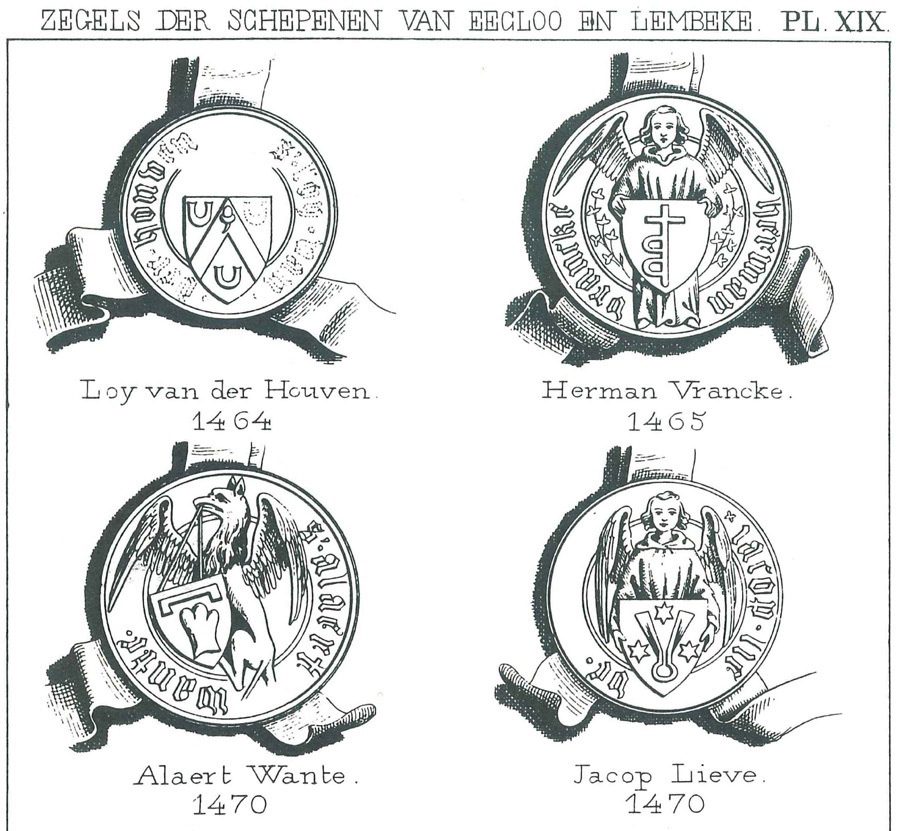 Zegels der schepenen van Eecloo en Lembeke - Pl. 19a