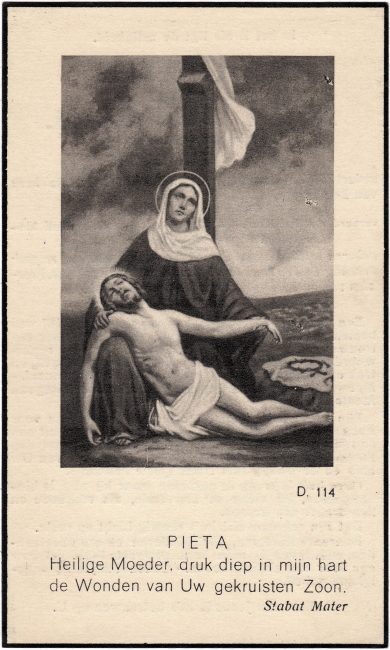 Bidprentjes van twee Zoeaven