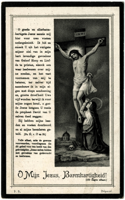 Bidprentjes van twee Zoeaven